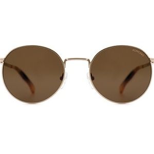 KOMONO The Taylor White Gold Sunglasses