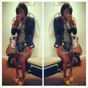 *Sold* Faux leather jacket