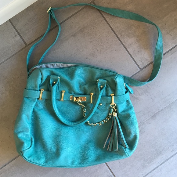 Steve Madden Turquoise Satchel Bag