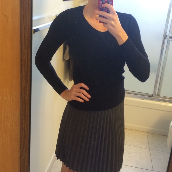 SOLD Banana republic Black quilted sweater