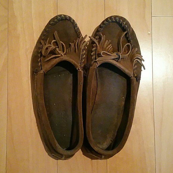 Minnetonka Kilty Suede Moc Softsole
