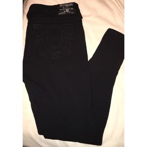 True Religion Skinny Black Leggings