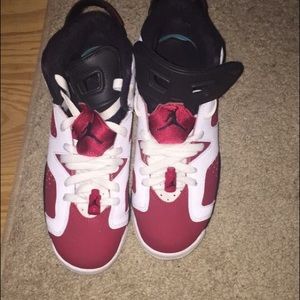 Air Jordan Carmine 6s 100% Authentic Size 7Y