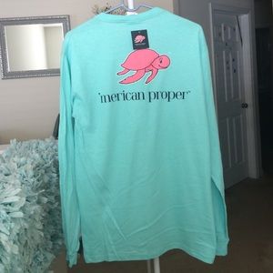 Mint green 'Merican Proper tee!!!