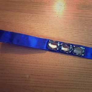 Fabric/stone stretchy headband