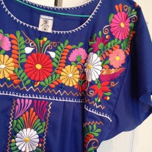 Mexican Embroidered Dress