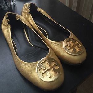 Tory Burch Gold Reva's