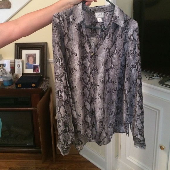 Snake skin designed shirt