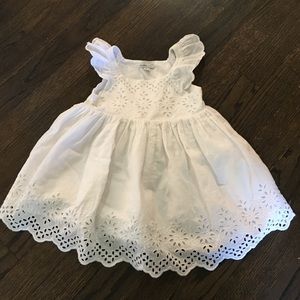 BabyGap white eyelet dress