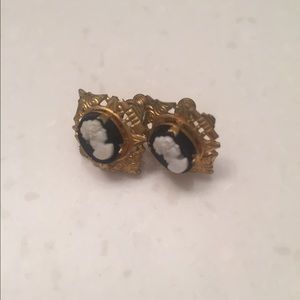 Cameo Vintage Earrings