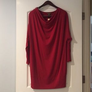 Tommy Bahama Dolman Sleeve Red Dress