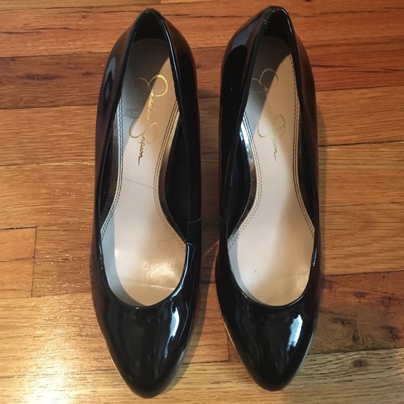 Black Patent Leather Heels