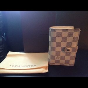 Louis Vuitton French Purse wallet in Damier Azur