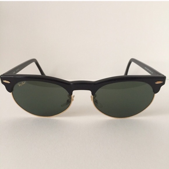 Vintage Ray-Ban w1263 Oval Clubmaster Sunglasses