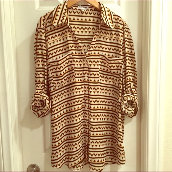 Express pattern portofino blouse