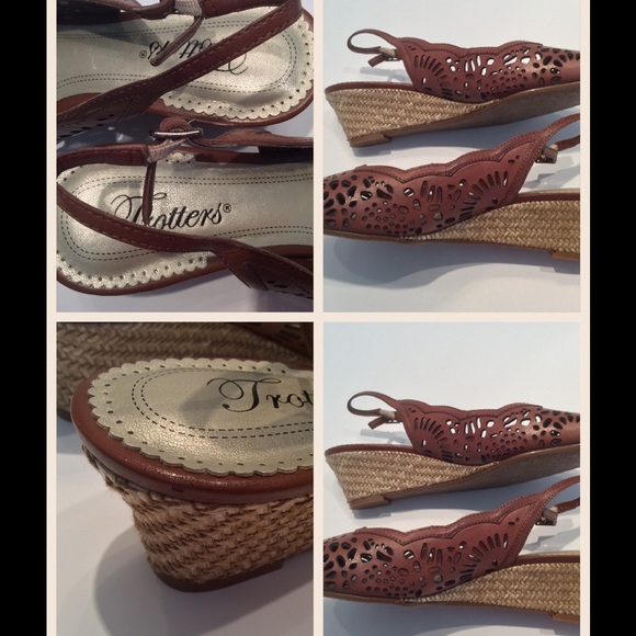 Trotters brown comfort leather sandals. NWOT - Picture 4 of 4