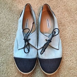 Tabitha Simmons Dolly Two Tone Sneaker espadrilles