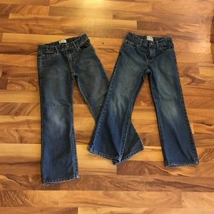 2 pair jeans