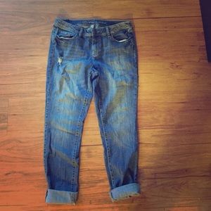 Lauren Conrad light distressed jeans