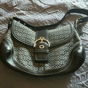 Authentic coach shoulder bag