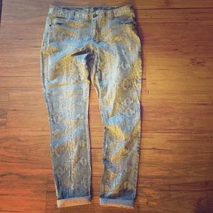 Mossimo printed skinny pants