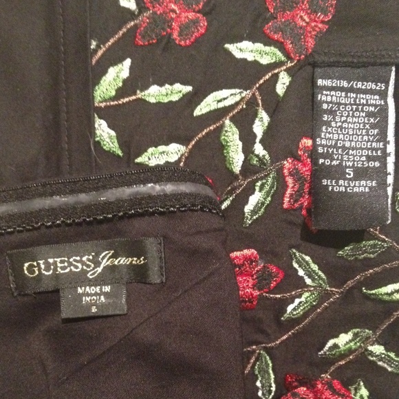 Guess Embroidered Strapless Mini Dress - Picture 3 of 4