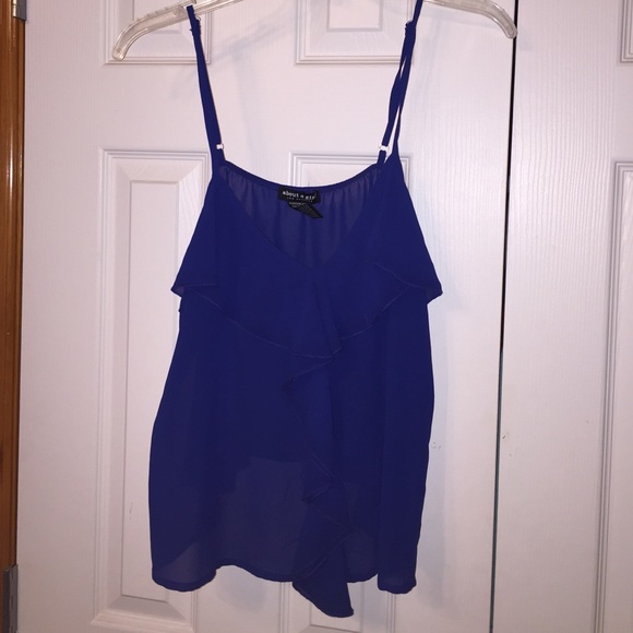 Sheer tank top