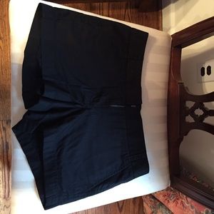 Black J Crew Chino Shorts
