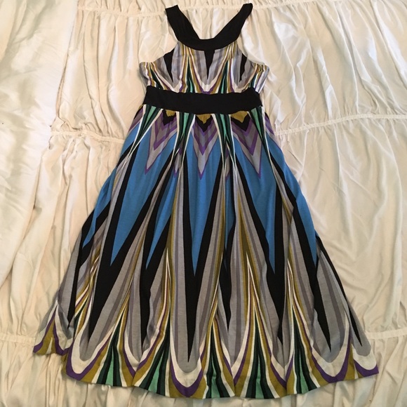 Anthropologie halter dress