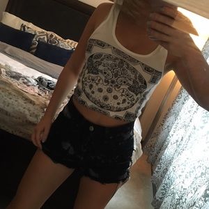 Elephant crop top