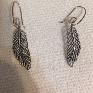 Feather earrings