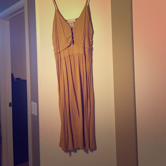 Mustard dress from Puerto Rico.