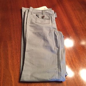 Grey straight legged pants
