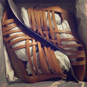 Brand new wedge sandals