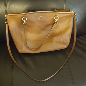 Coach Cross-body Camel Bag