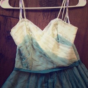 LIKE NEW ARYN K Sea Foam Mermaid Dress