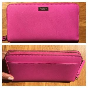 KATE SPADE Neda Newbury Lane Leather Wallet -PINK