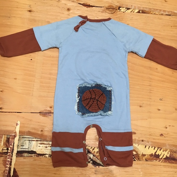 Little hoopster romper for baby boy- Grandma Ness - Picture 2 of 2