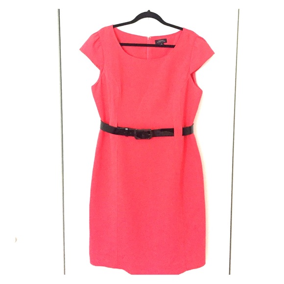 Gorgeous Coral Cap Sleeve Professional Dress!