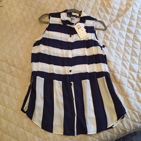 Splendid Button-Up Collar Tank - Never Worn!