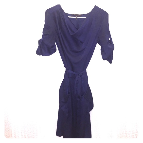 Deep navy BCBG cocktail dress - Picture 1 of 4