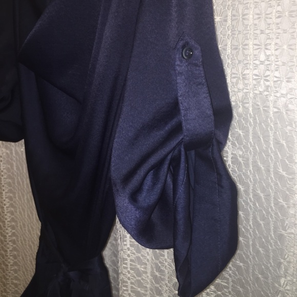 Deep navy BCBG cocktail dress - Picture 3 of 4