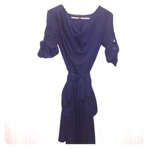 Deep navy BCBG cocktail dress