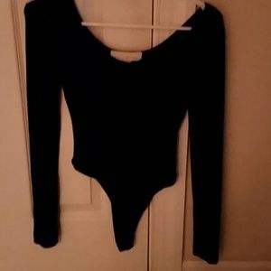 The Limited Long Sleeve Back Bodysuit One piece