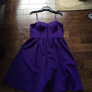 Purple Nordstrom party dress