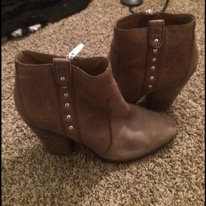 Coach Haven Studded Booties grey