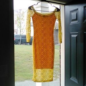 Laidies Yellow dress