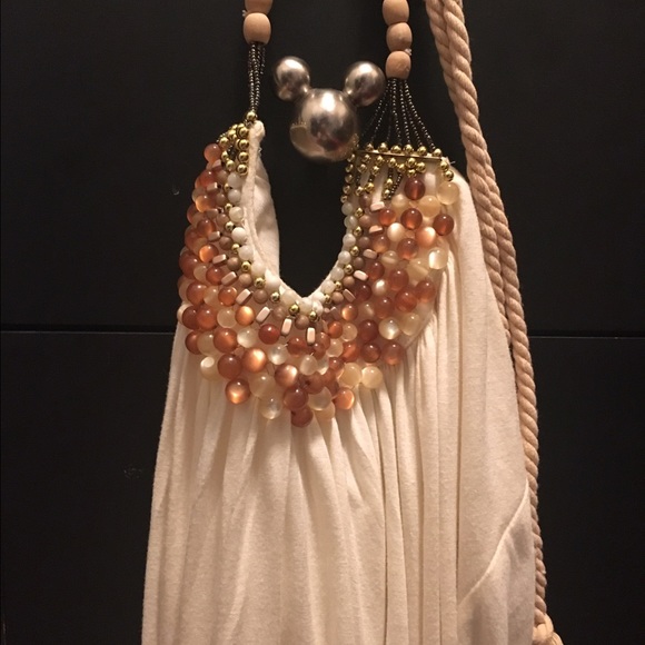 Beaded halter top