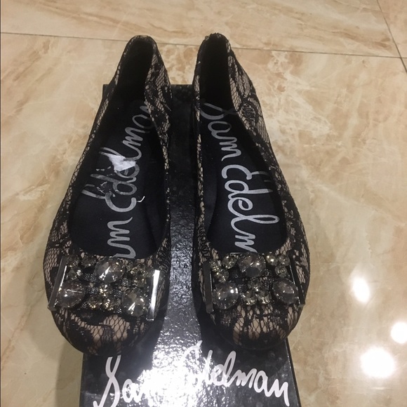 New Sam Edelman Lace Ballet Flats