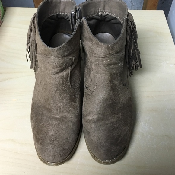 Fringe suede booties - Picture 2 of 4